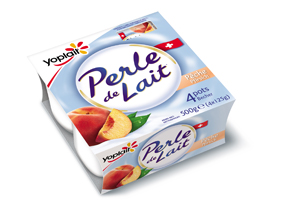 Perle de Lait (Citron) 4 Pots - Yoplait - 500 g (4 x 125 g)